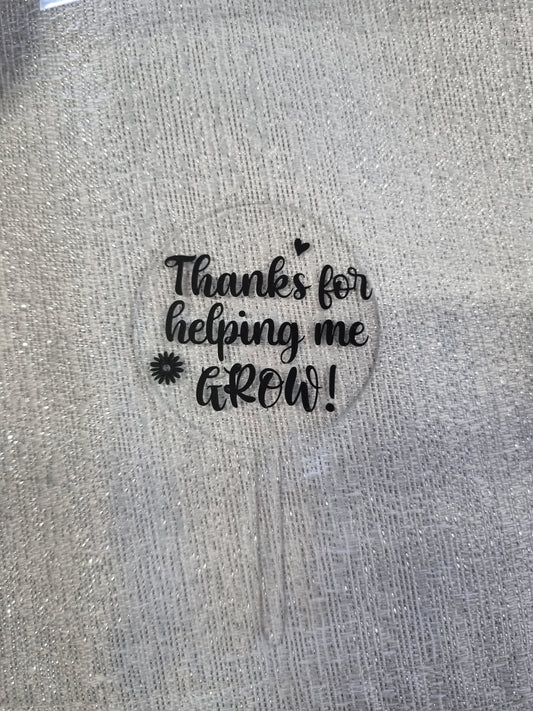 Teacher thanks Plant Stake (Small)