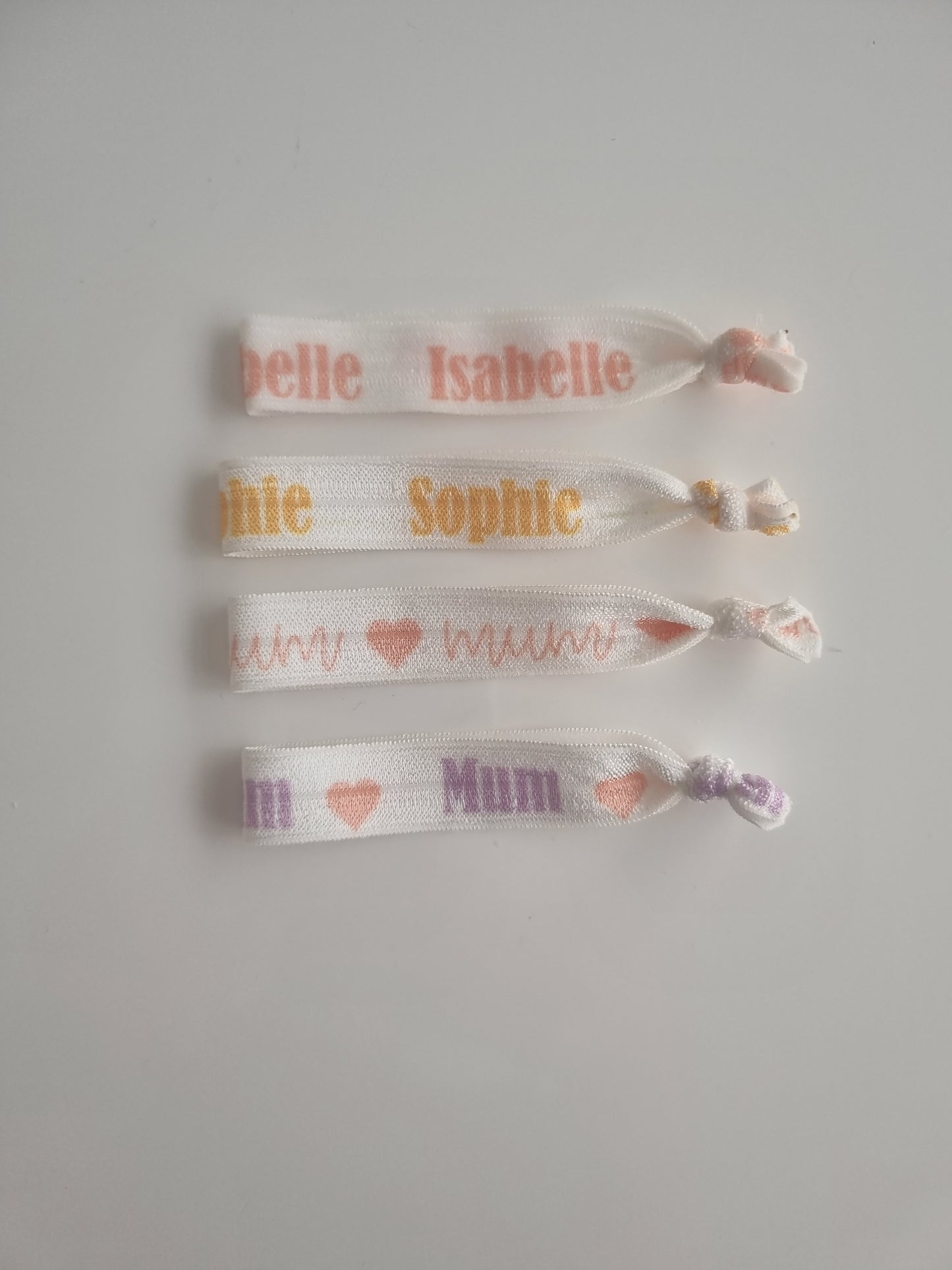 Hair ties (personalised)